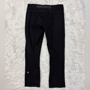 lululemon athletica Black Cropped Leggings